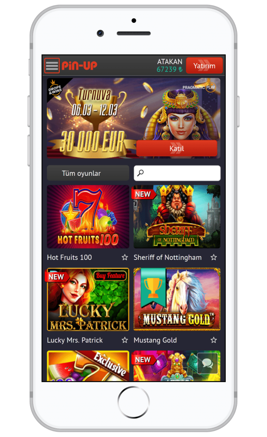 Pin up casino hoşgeldin bonus